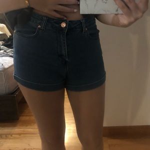 F21 denim shorts size 26 (stretchy)